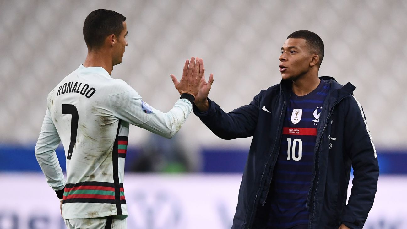 MBAPPÉ ESTÁ A TRÊS GOLOS DE BATER RECORDE DE CRISTIANO RONALDO