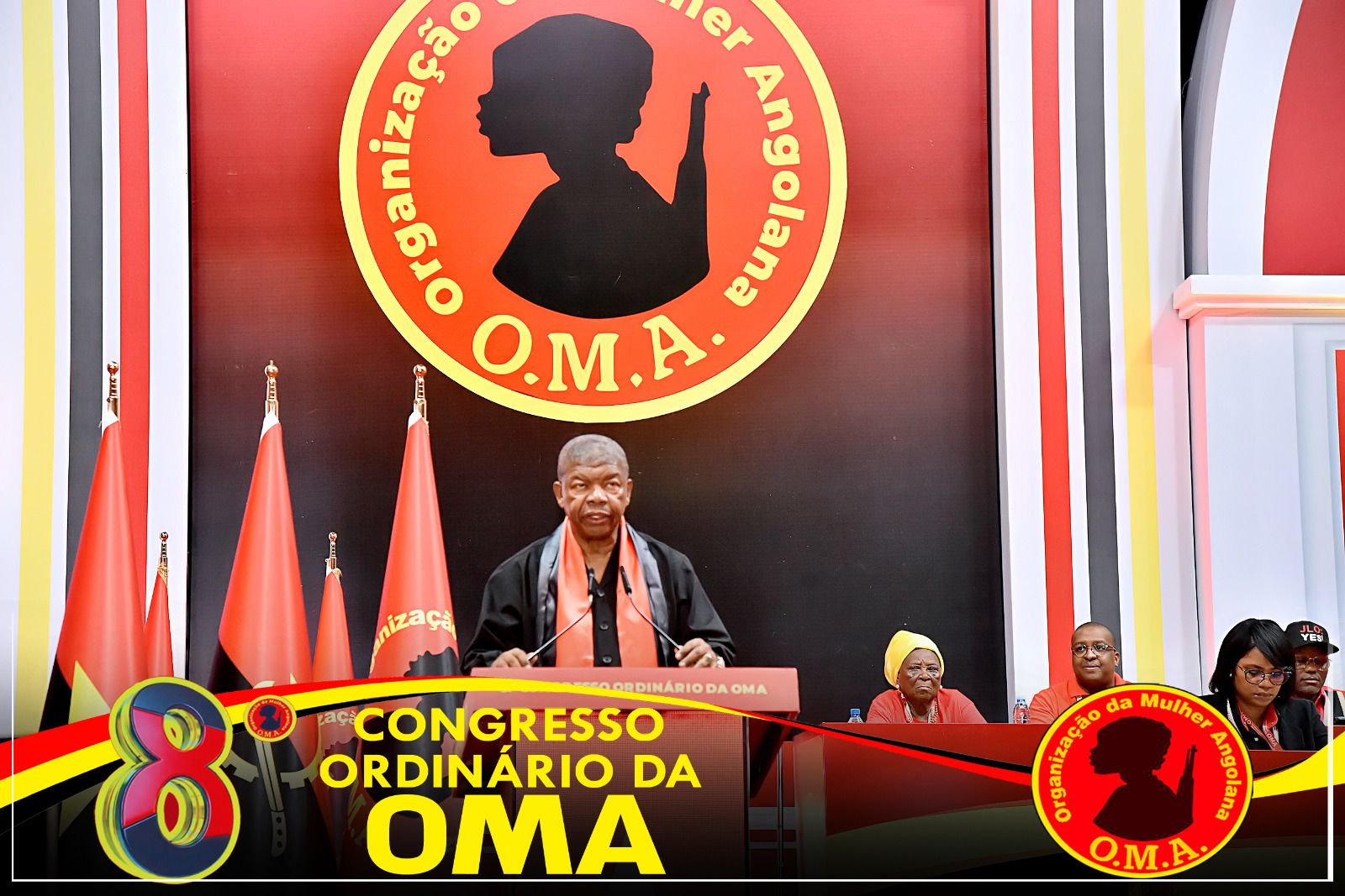 JOÃO LOURENÇO DESAFIA OMA A LIDERAR COMBATE ÀS DESIGUALDADES E INJUSTIÇAS CONTRA A MULHER